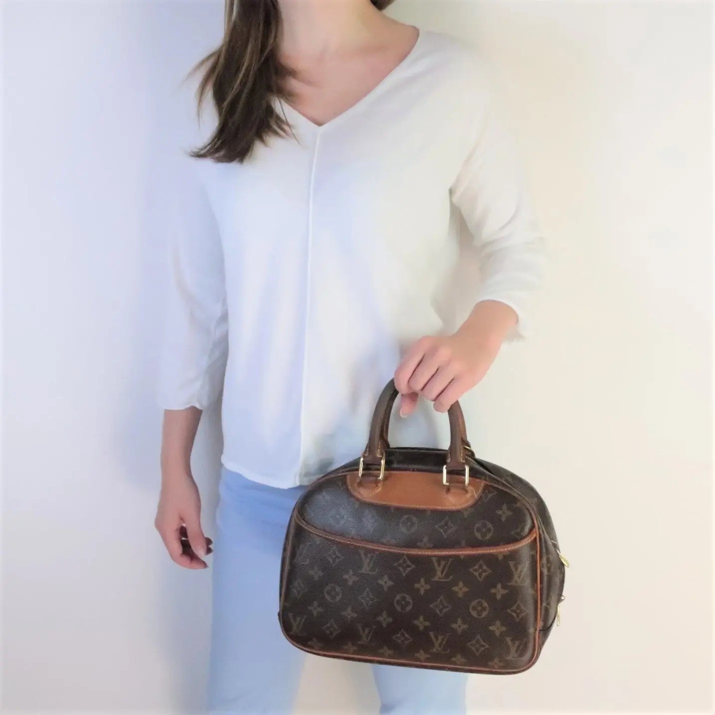 Louis vuitton monogram canvas deauville bag Clearance