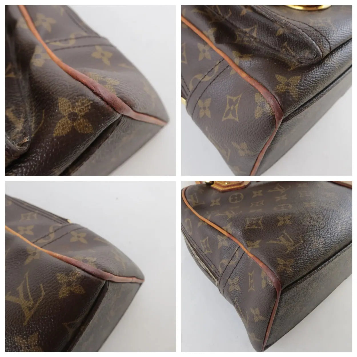 Louis Vuitton Hand Bag Manhattan GM Monogram Canvas Shoulder Added Insert  A994-D