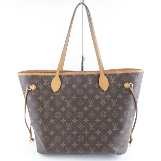 Louis Vuitton Louis Vuitton Monogram Canvas Neverfull MM Bag With Pouch LVBagaholic