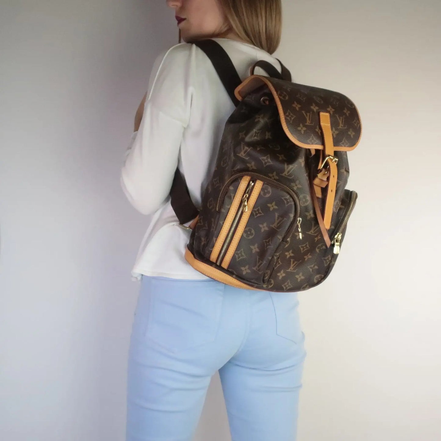 Louis Vuitton Monogram Canvas Sac a Dos Bosphore Backpack at 1stDibs