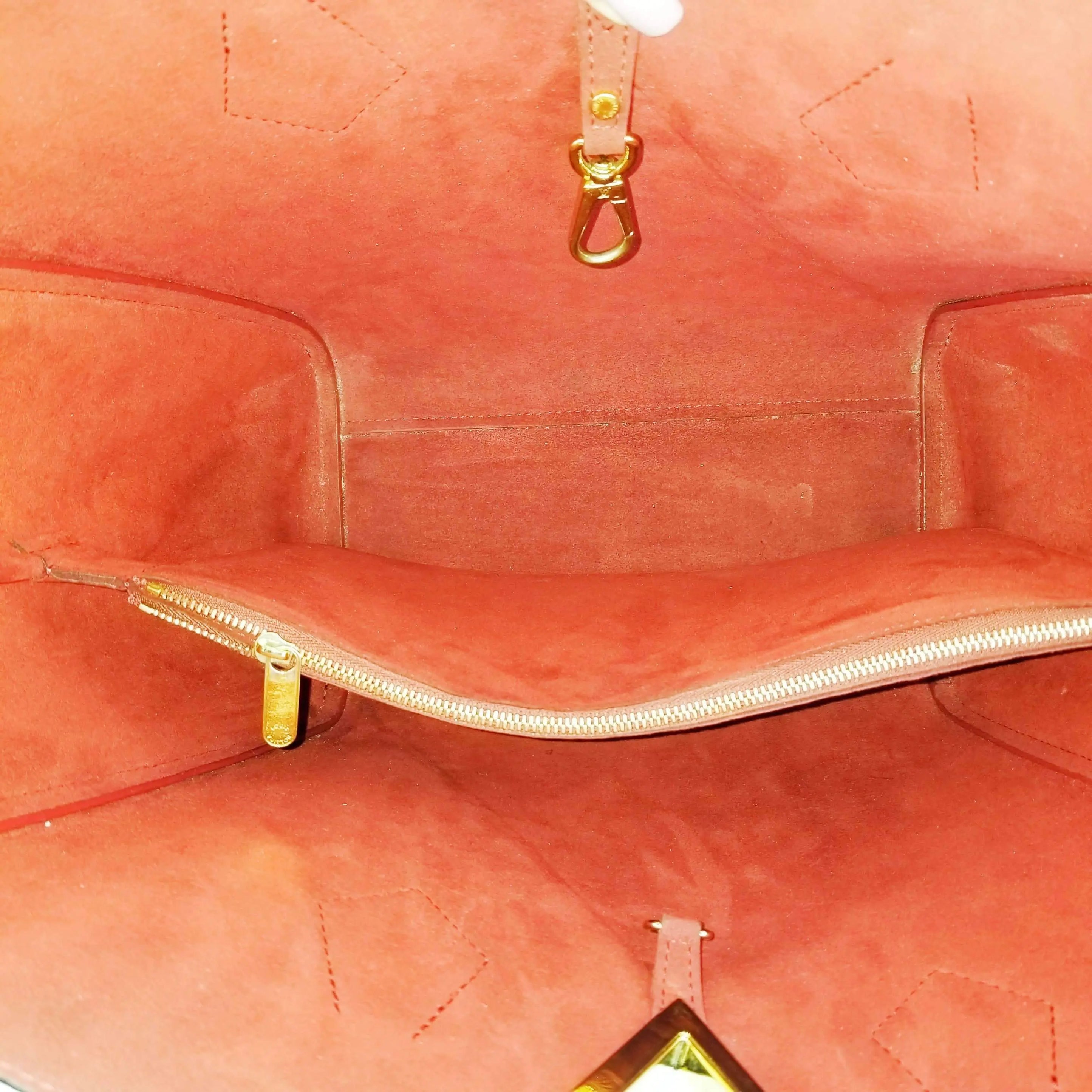 Louis Vuitton Monogram Canvas and Cerise Leather Kimono MM Tote Bag