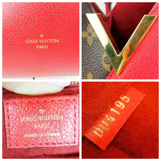 Kimono leather handbag Louis Vuitton Brown in Leather - 25342523