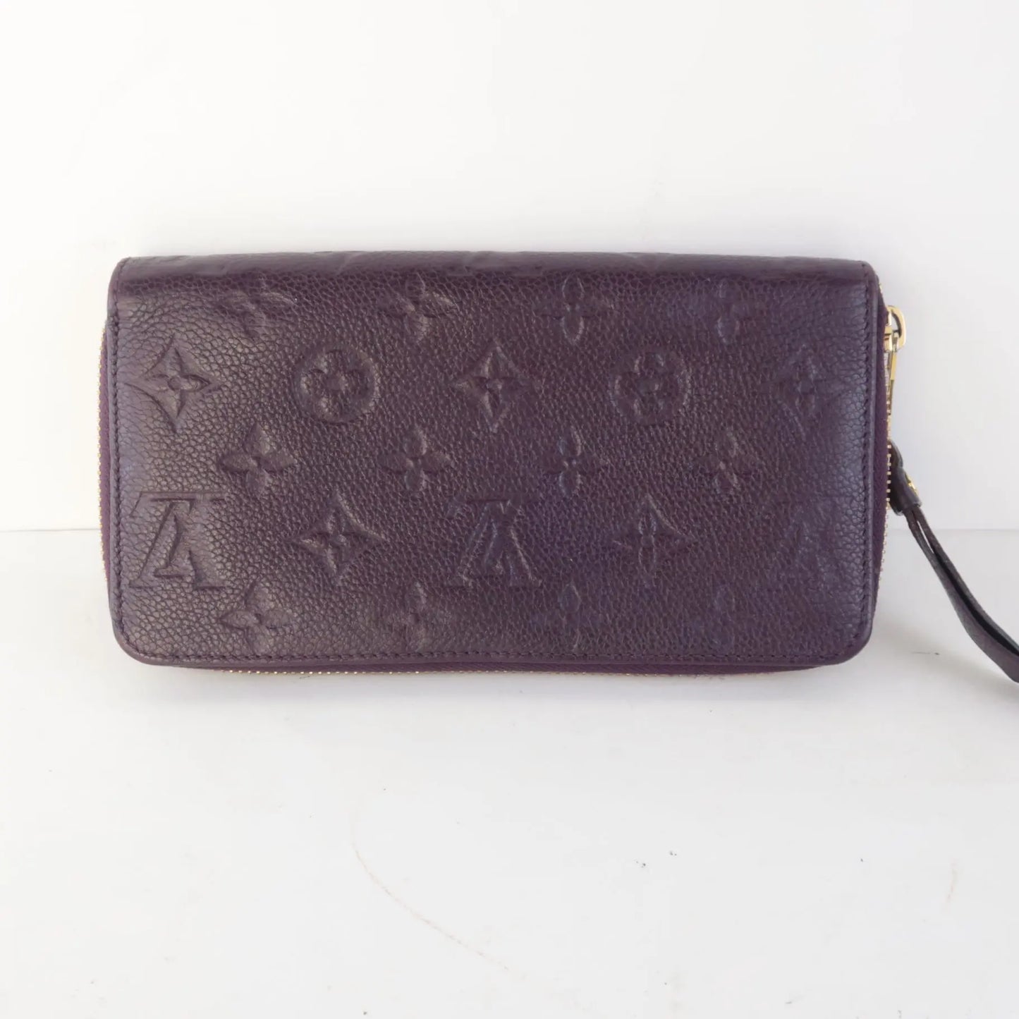 Louis Vuitton Louis Vuitton Monogram Empreinte Leather Aube/Violet Secret Wallet (727) LVBagaholic