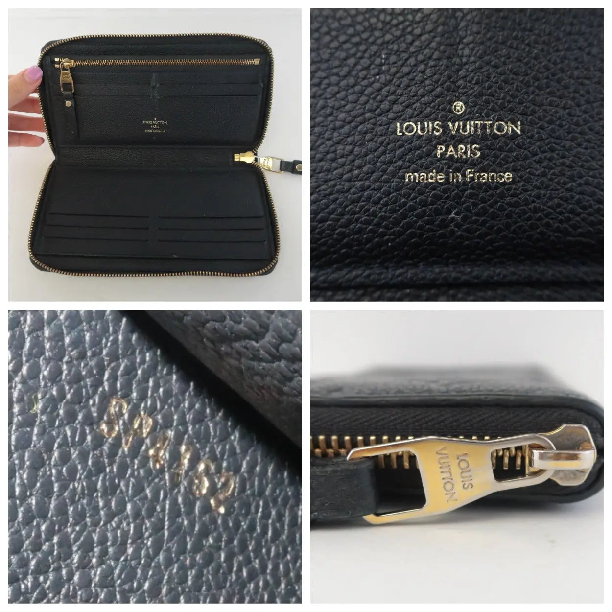 Leather wallet Louis Vuitton Black in Leather - 29723157