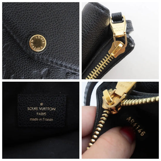 Louis Vuitton Louis Vuitton Monogram Empreinte Leather Black Noir Twice/Twinset Crossbody Bag LVBagaholic