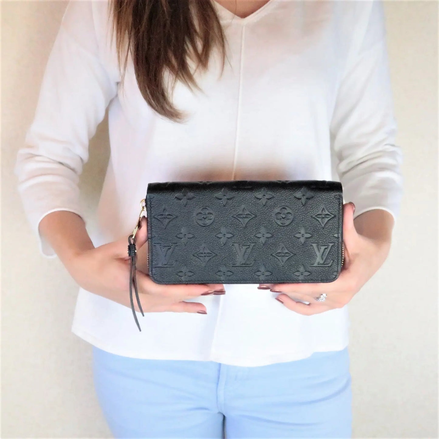 Zippy Wallet Monogram Empreinte Leather - Women - Small Leather Goods