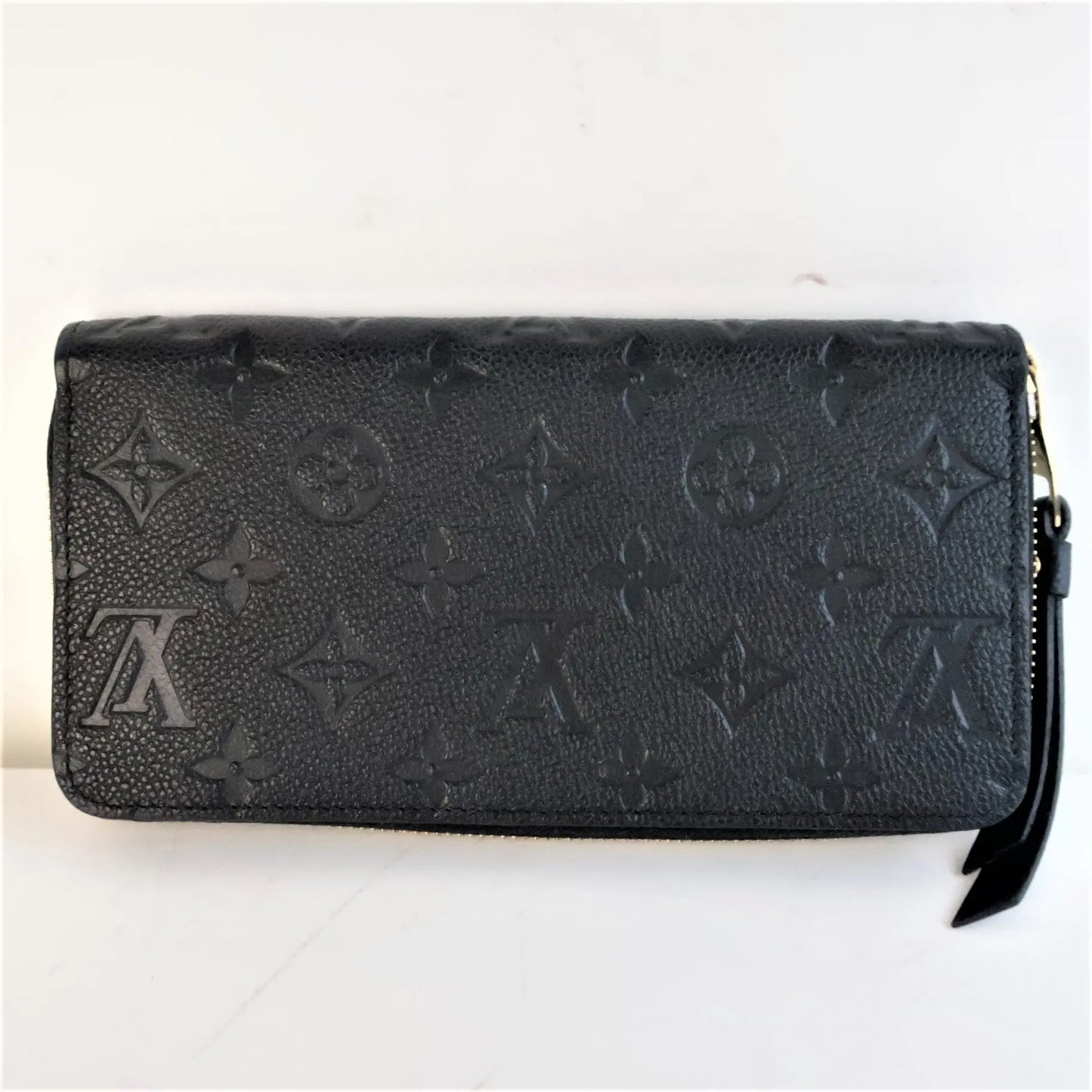 Louis Vuitton Monogram Empreinte Zippy Wallet - Black