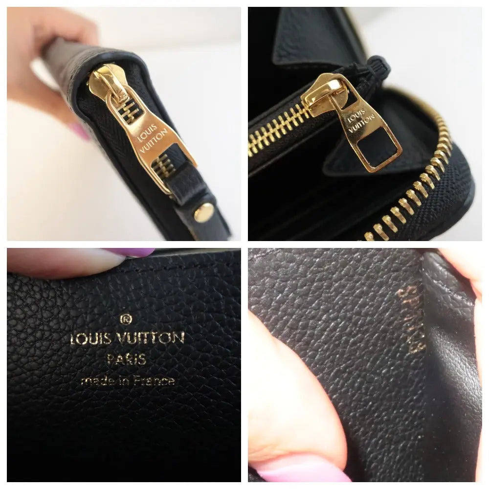 Louis Vuitton Black Zippy Wallet Monogram Empreinte ○ Labellov ○ Buy and  Sell Authentic Luxury