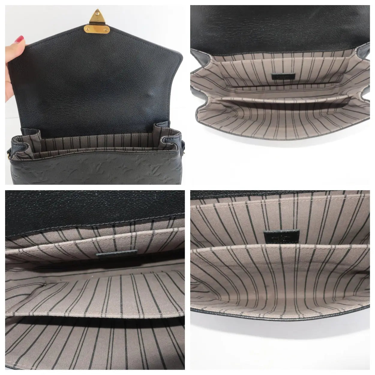 Louis Vuitton Monogram Empreinte Pochette Metis - Black Crossbody Bags,  Handbags - LOU802655