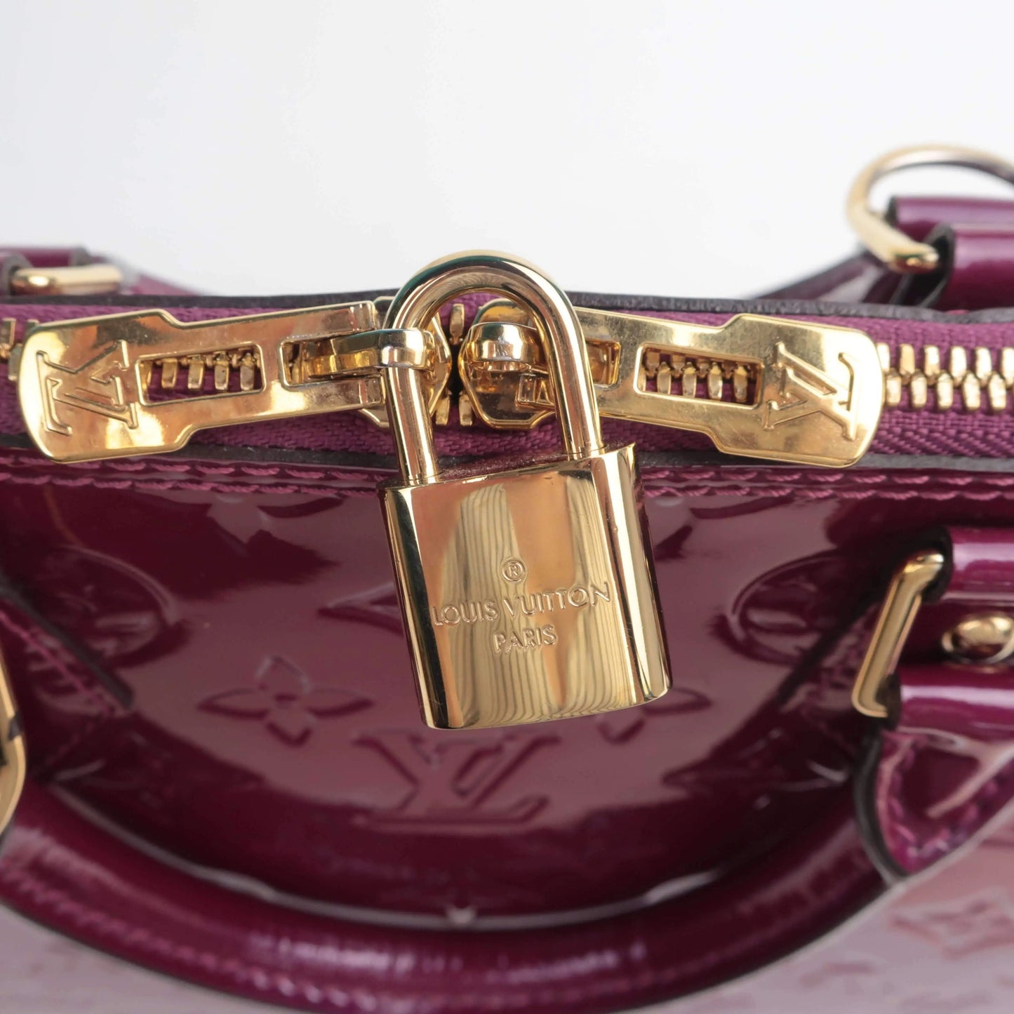 Louis Vuitton Monogram Vernis Leather Alma Hand Bag w/ MsLux Shoulder Strap  – MISLUX