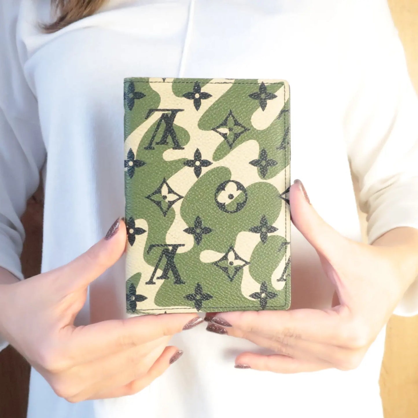 monogramouflage passport cover