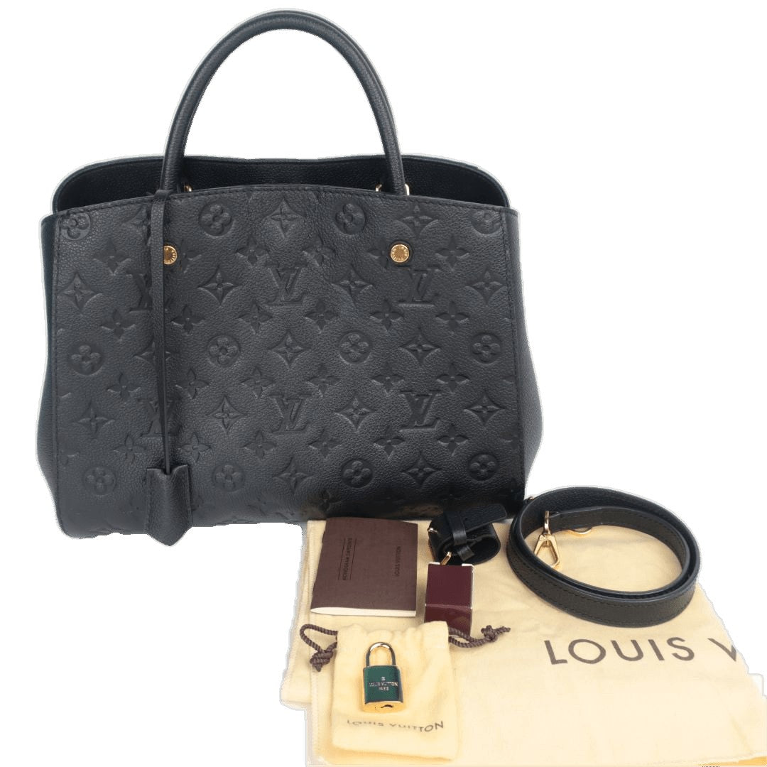 Louis Vuitton Empreinte Montaigne MM Black for Sale in Santa Ana, CA -  OfferUp