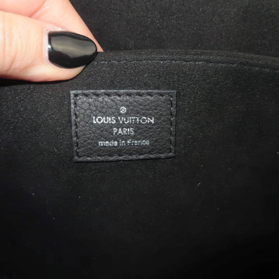 Louis Vuitton Louis Vuitton Mylockme Pebbled Leather Black Bag LVBagaholic