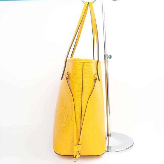 Louis Vuitton Louis Vuitton Neverfull MM Epi Yellow with pouch LVBagaholic