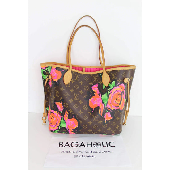 Louis Vuitton Louis Vuitton Neverfull MM Stephen Sprouse Roses Limited Edition Bag LVBagaholic