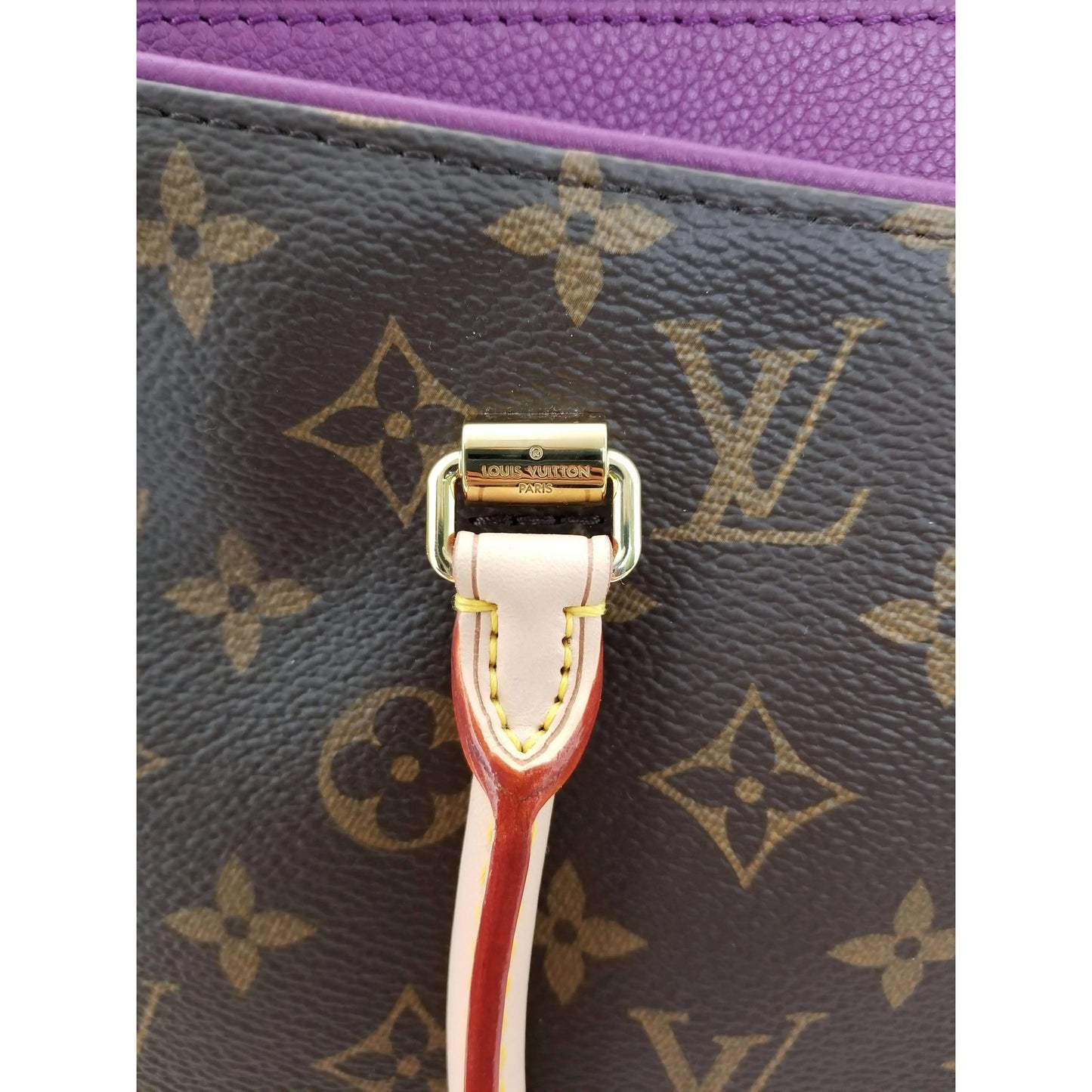 Louis Vuitton Amethyste Monogram Pallas Convertible Shoulder or Handbag at  1stDibs