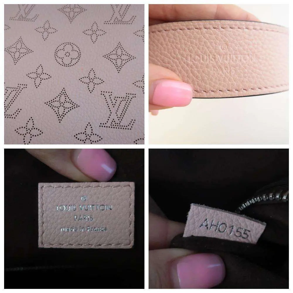 Louis Vuitton LV Monogram Mahina Leather Cléa Wallet - Pink