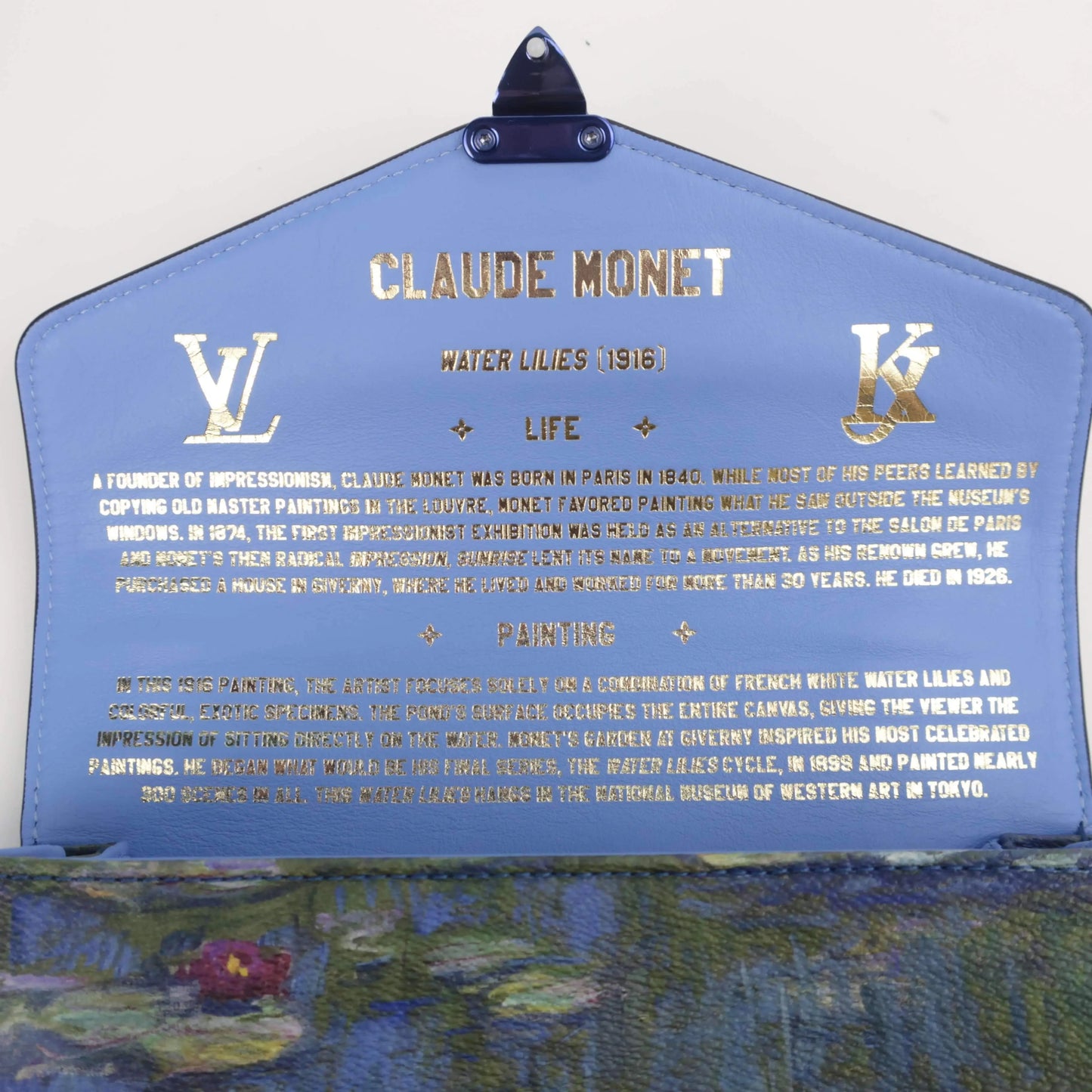 LOUIS VUITTON Masters Monet Pochette Metis 262489