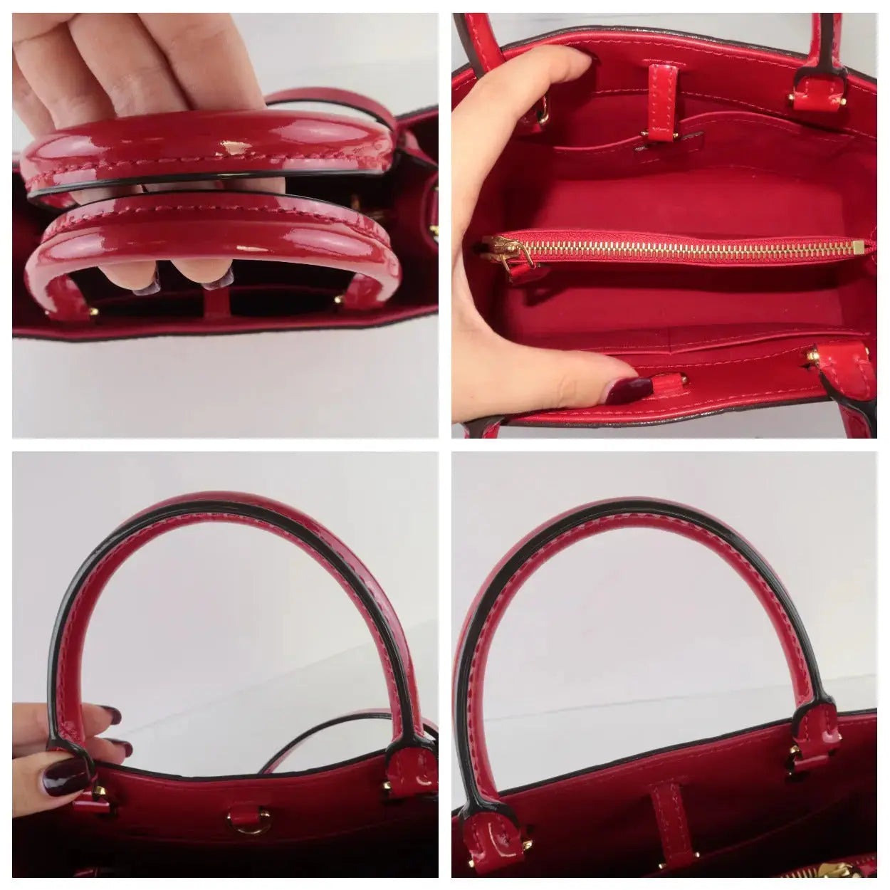 Louis Vuitton Monogram Vernis Montaigne BB - Red Handle Bags, Handbags -  LOU623810