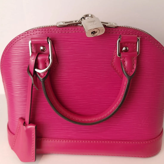 Load image into Gallery viewer, Louis Vuitton Louis Vuitton Raspberry Epi Alma BB Crossbody Bag LVBagaholic
