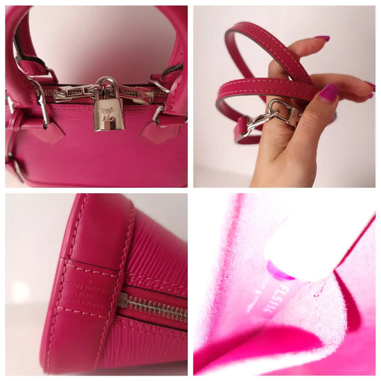 Louis Vuitton Louis Vuitton Raspberry Epi Alma BB Crossbody Bag LVBagaholic