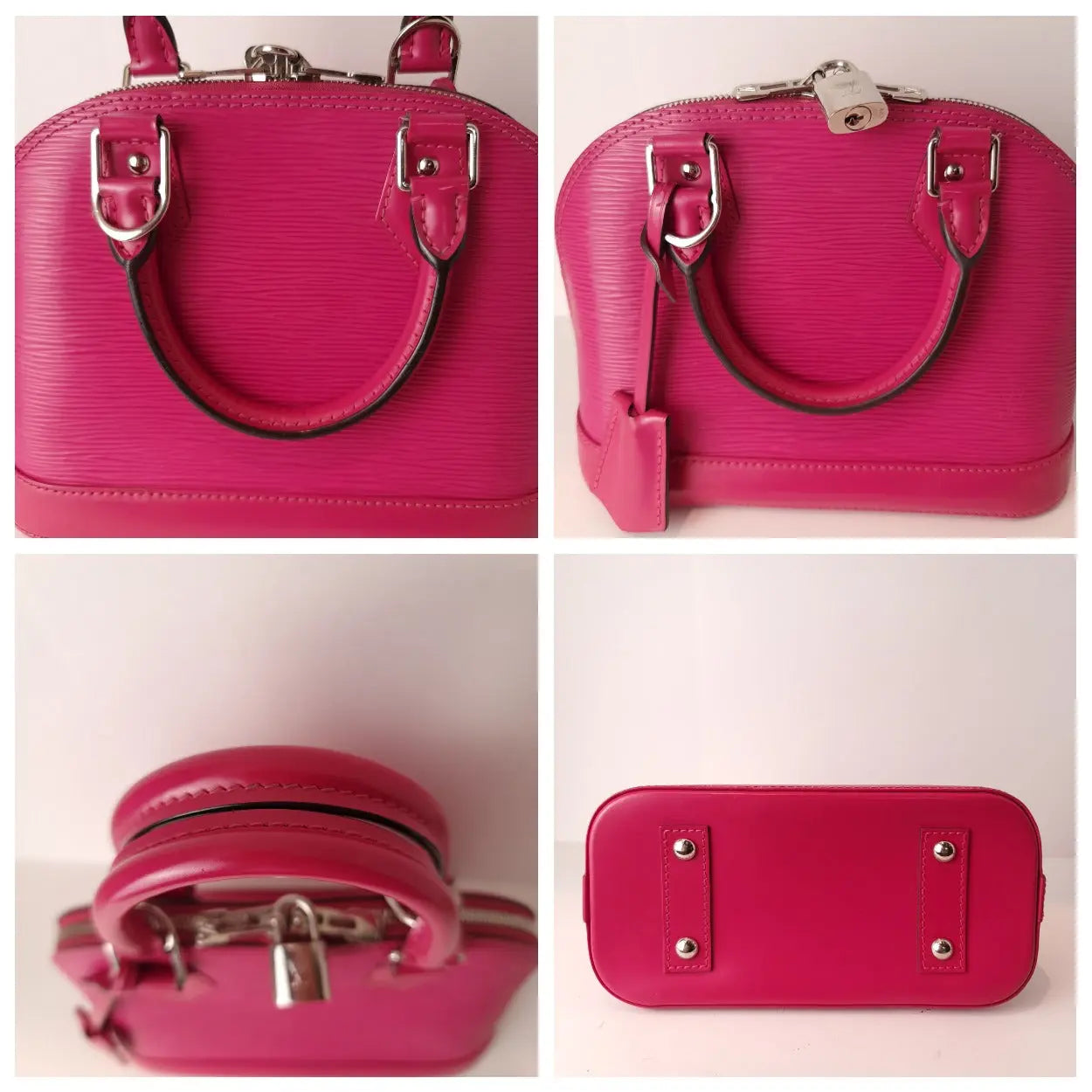 Louis Vuitton LV Alma BB pink nuevo Rosa Cuero ref.214350 - Joli Closet
