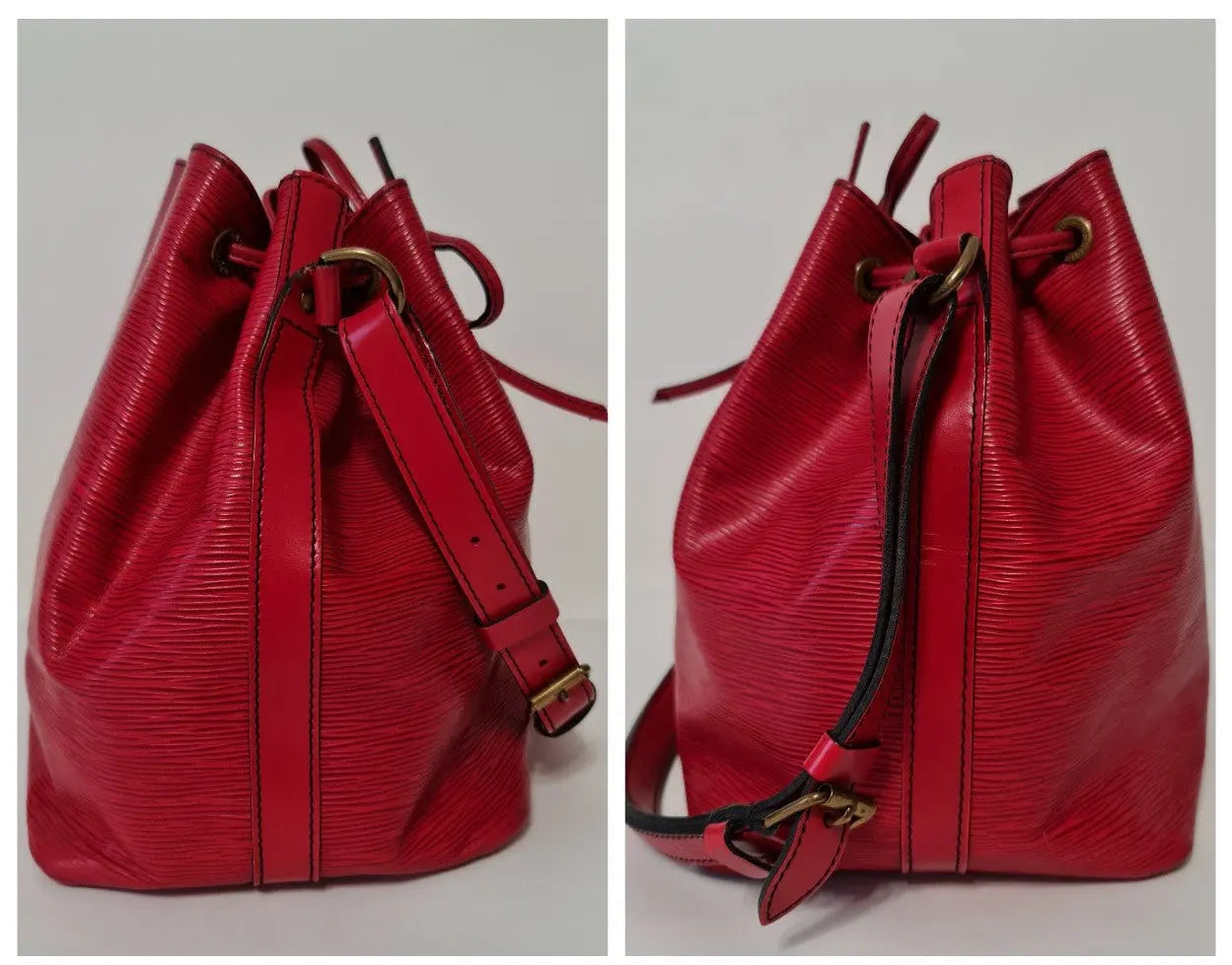 Louis Vuitton Red Epi Leather Petit Noe Bag Louis Vuitton