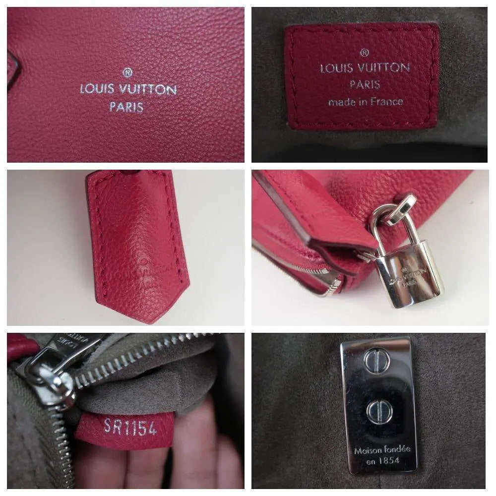 Louis Vuitton Louis Vuitton Rubis Taurillon Leather Soft Lockit MM Bag LVBagaholic