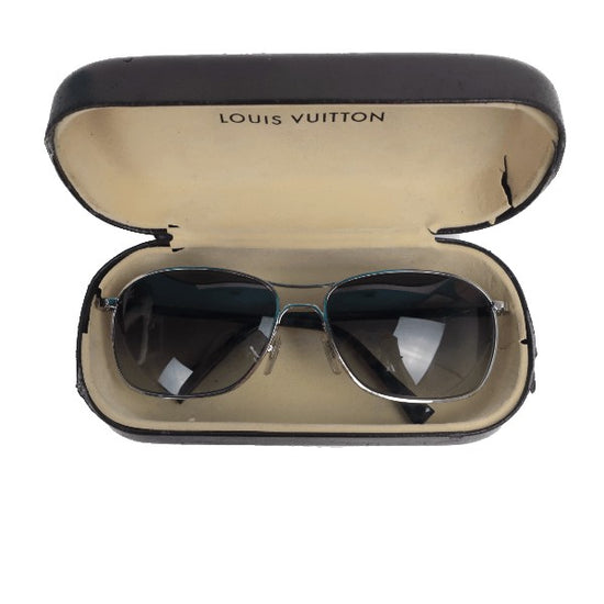 Louis Vuitton Louis Vuitton Silvertone Metal Frame Monogram Conspiration Pilote Sunglasses-Z0250U LVBagaholic