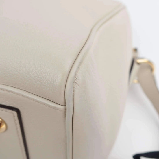 Louis Vuitton White Calf Leather Sofia Coppola SC PM Bag