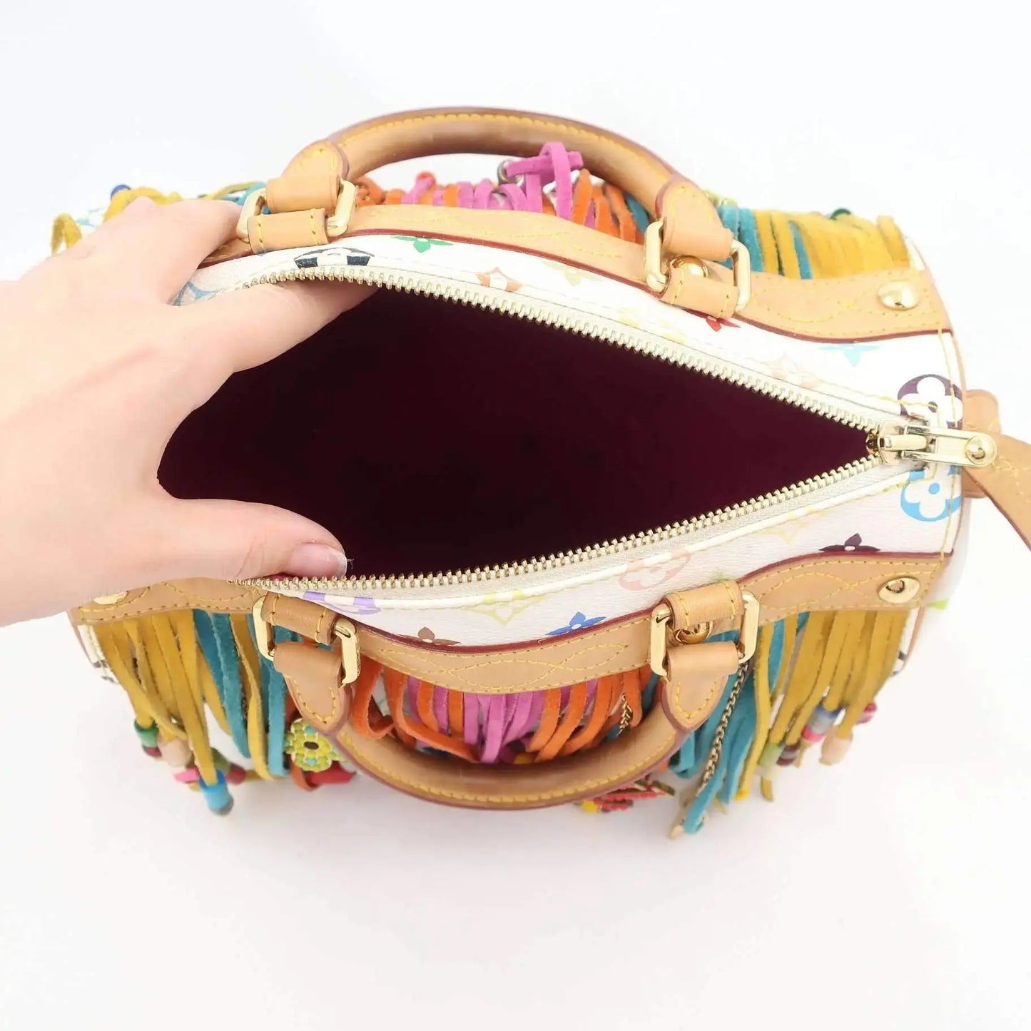 Louis Vuitton Louis Vuitton Speedy 25 Fringe Multicolor LVBagaholic