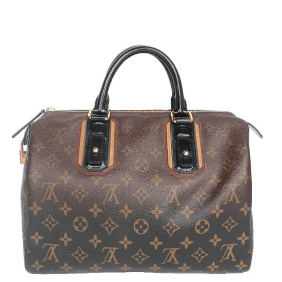 WOW Rare Limited Edition Louis Vuitton 'Sac Mirage' Speedy 30 Logo Handbag  GHW For Sale at 1stDibs