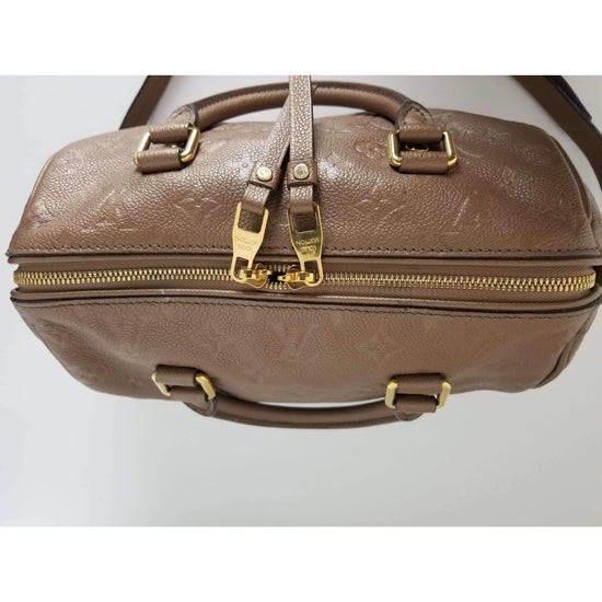 Louis Vuitton Louis Vuitton Speedy Bandouliere 25 Empreinte Bronze Bag LVBagaholic