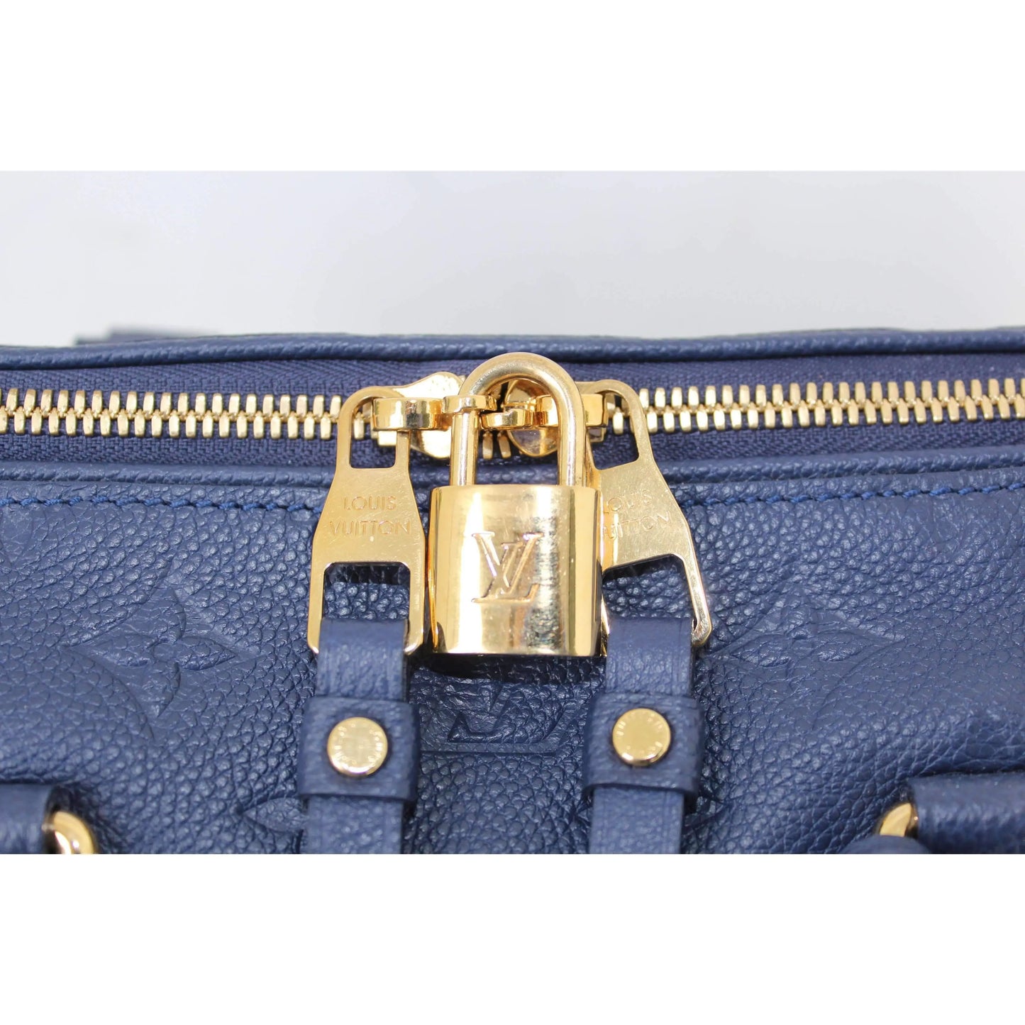 Louis Vuitton Speedy B 25 Empreinte Celeste + Secret Wallet – Bagaholic