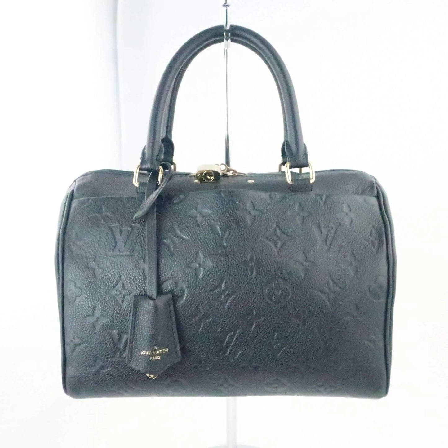 Louis Vuitton Louis Vuitton Speedy Bandouliere 25 Empreinte Noir Black New Style Bag LVBagaholic