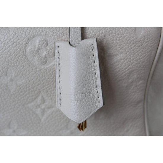 Louis Vuitton Louis Vuitton Speedy Bandouliere 30 Empreinte Milk Beige Bag LVBagaholic
