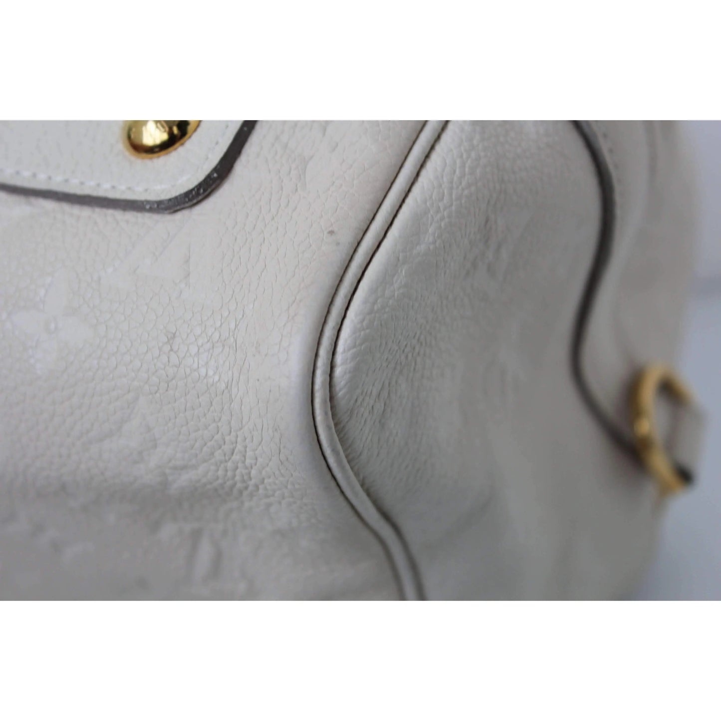 Louis Vuitton Louis Vuitton Speedy Bandouliere 30 Empreinte Milk Beige Bag LVBagaholic