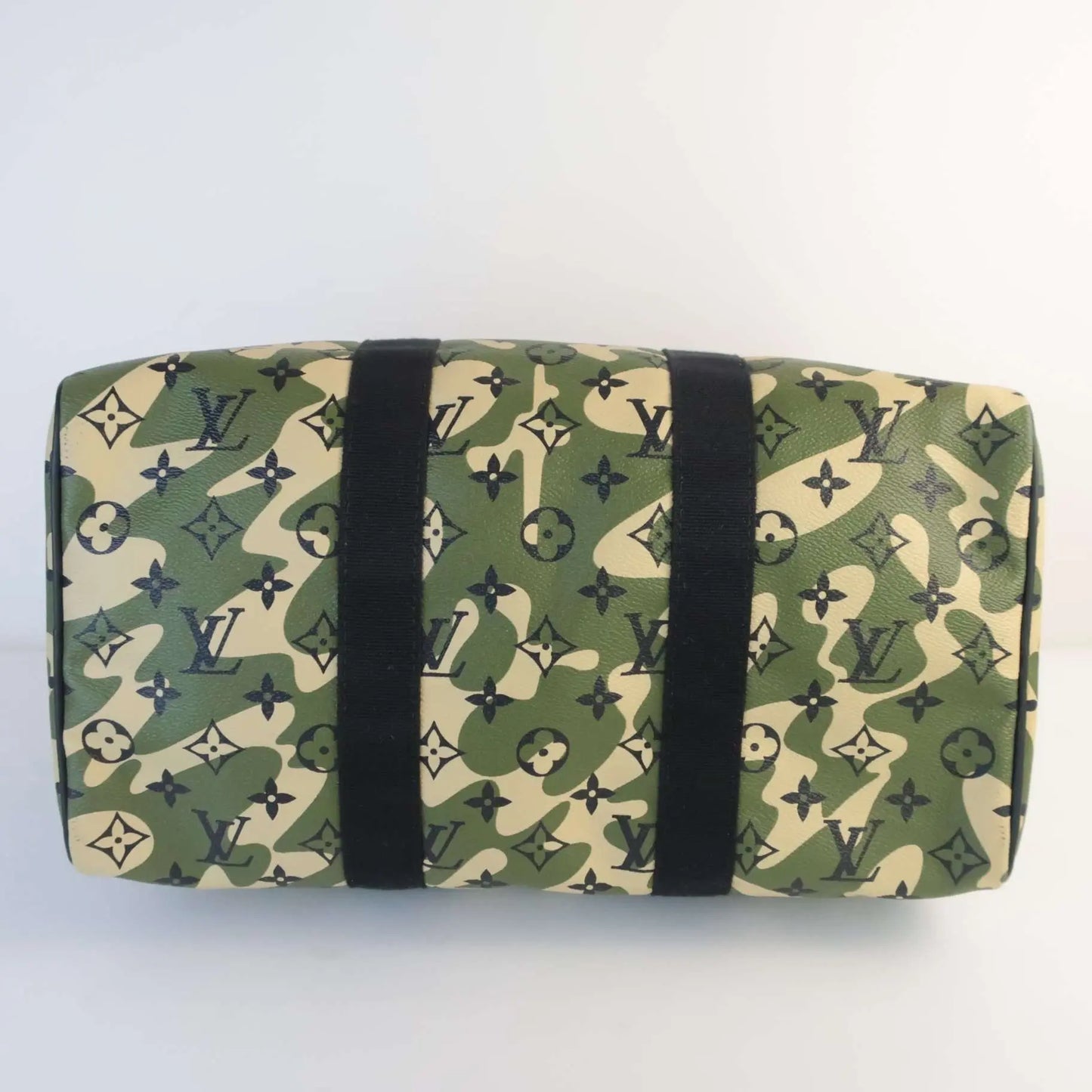 Authentic LOUIS VUITTON Speedy Bag Monogram Camouflage 35