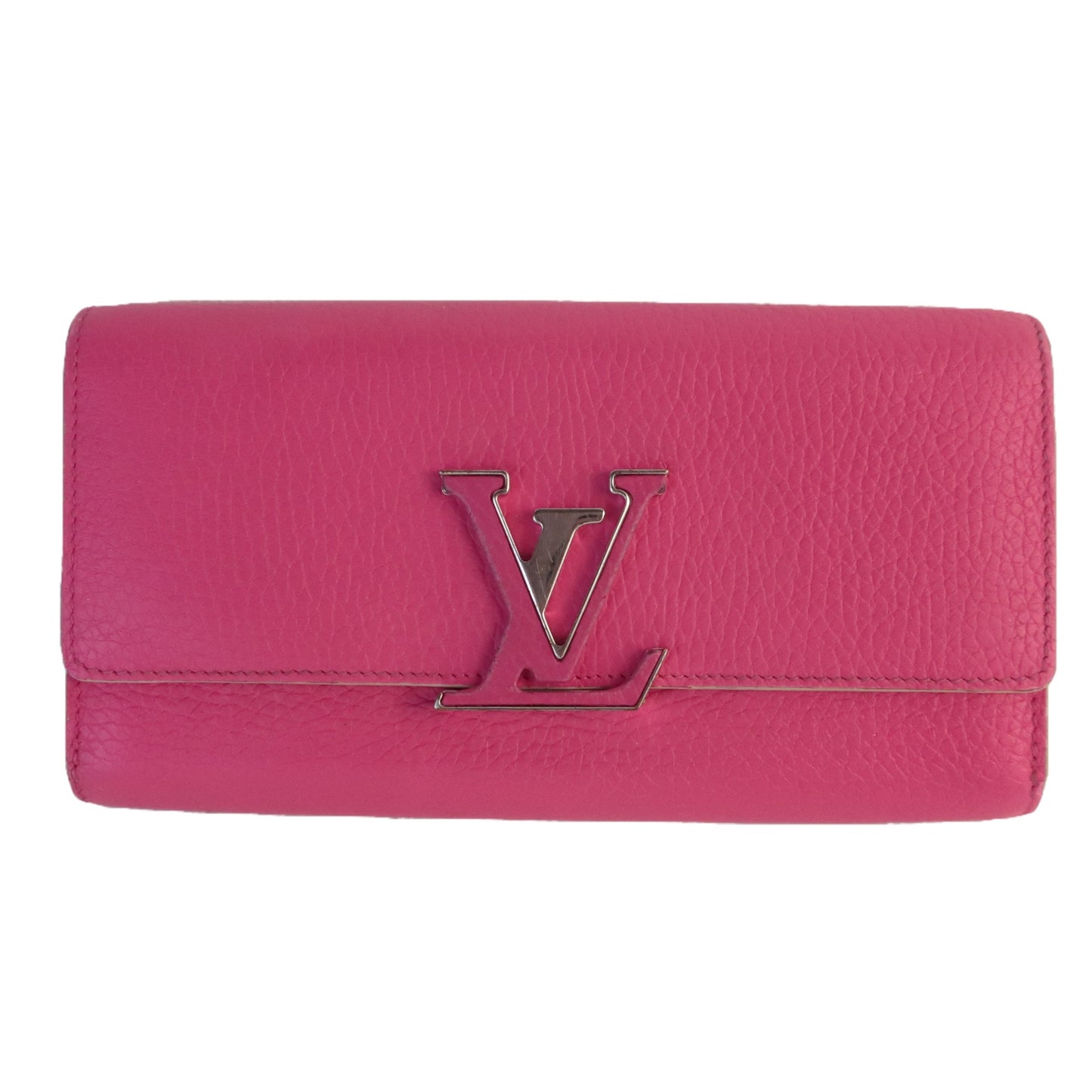 Louis Vuitton Louis Vuitton Taurillon Leather Capucines Wallet LVBagaholic