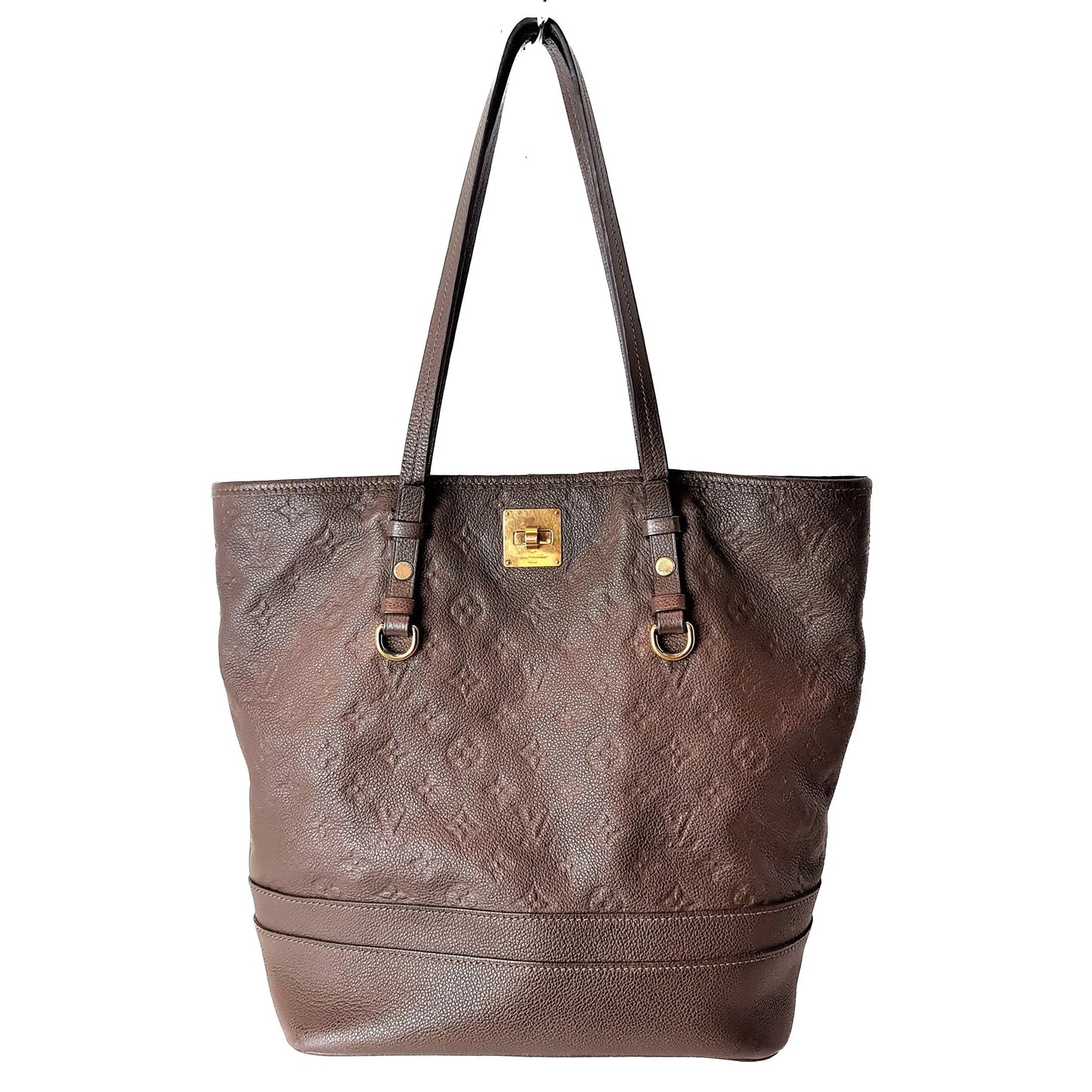 Louis Vuitton Terre/Brown Monogram Empreinte Citadine Bag with pouch ...