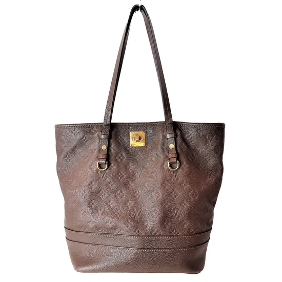 Louis Vuitton Louis Vuitton Terre/Brown Monogram Empreinte Citadine Bag with pouch LVBagaholic