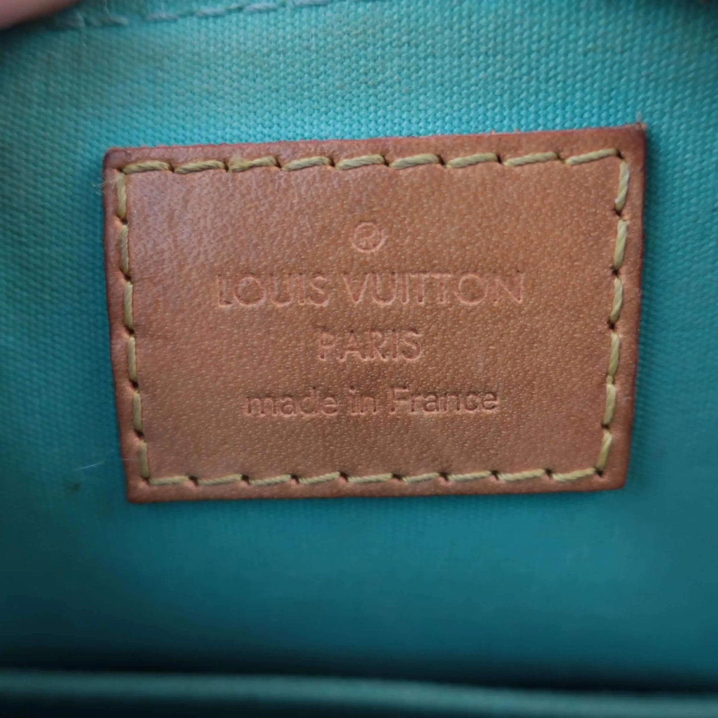 Louis Vuitton Blue & Brown Vernis Lisse BB Alma Handle Bag – TBC Consignment