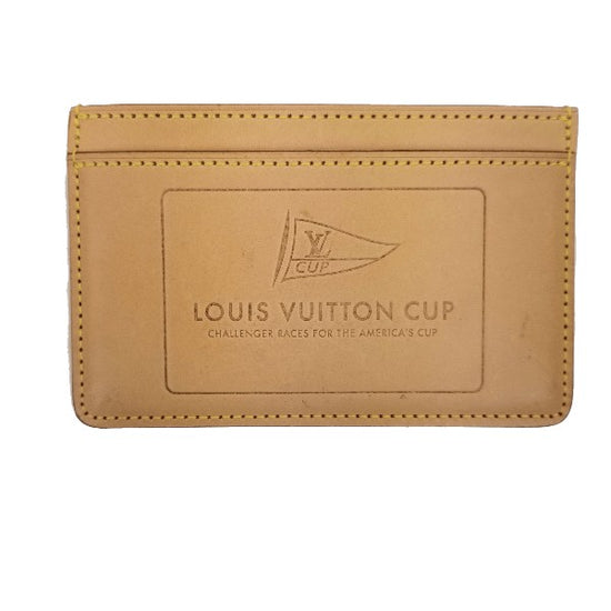 Louis Vuitton Louis Vuitton Vachetta Card Holder "Louis Vuitton Cup" LVBagaholic