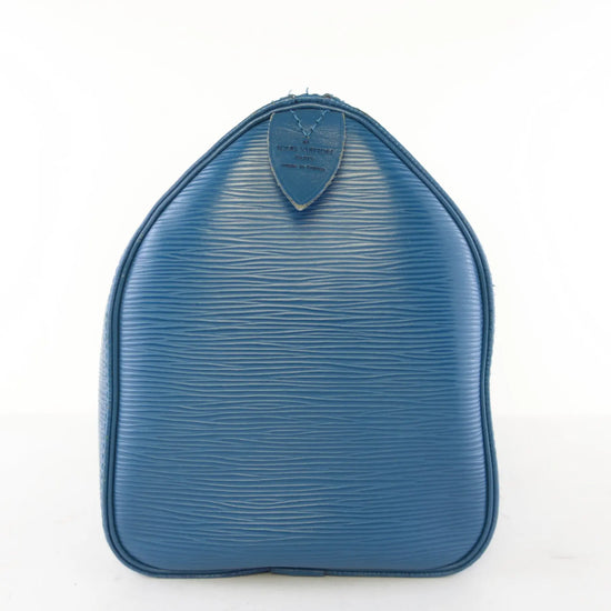 Louis Vuitton Louis Vuitton Vintage Blue Epi  Speedy 25 Bag LVBagaholic