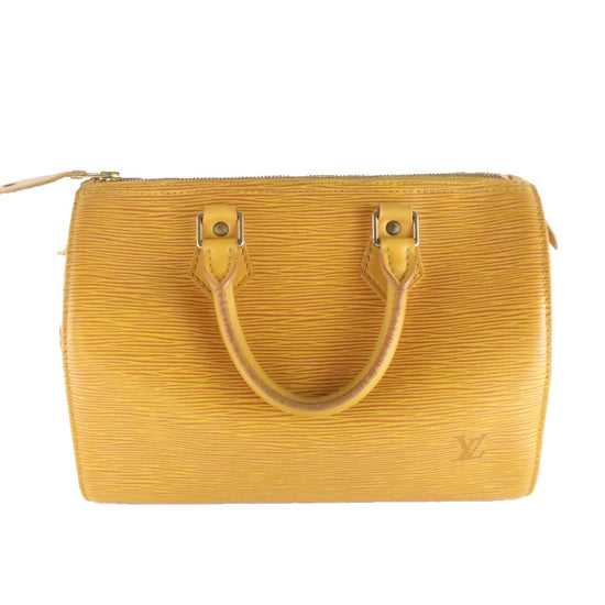 Louis Vuitton Yellow Epi Speedy 25 Bag – Bagaholic