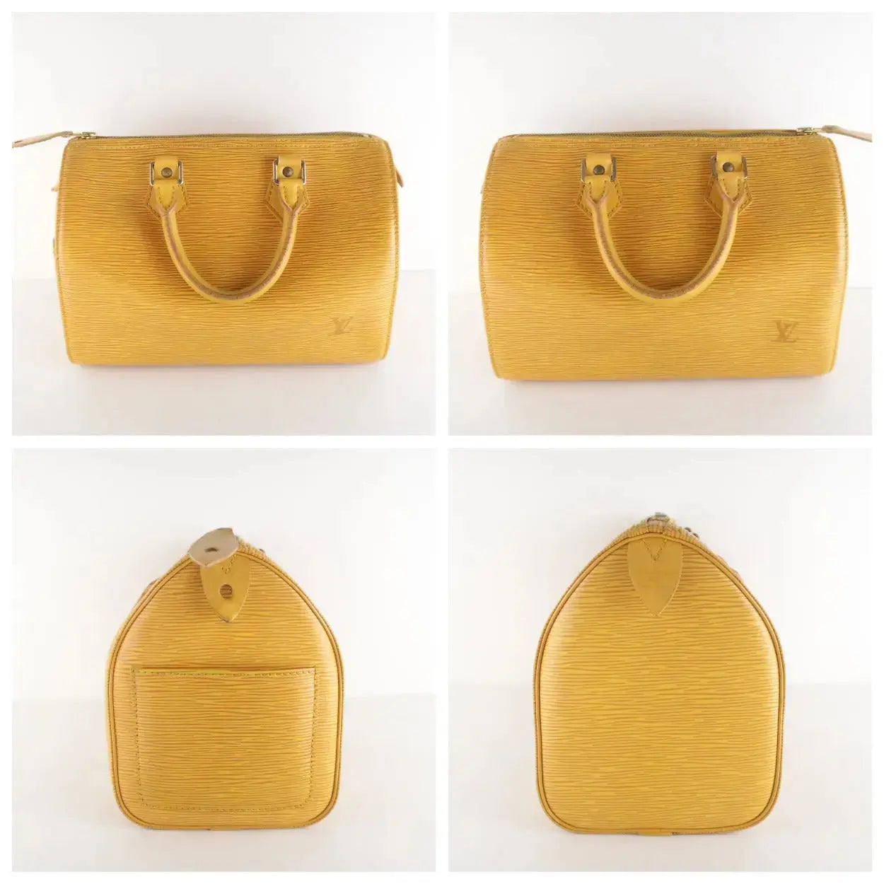 Louis Vuitton Louis Vuitton Vintage Yellow Epi  Speedy 25 Bag LVBagaholic