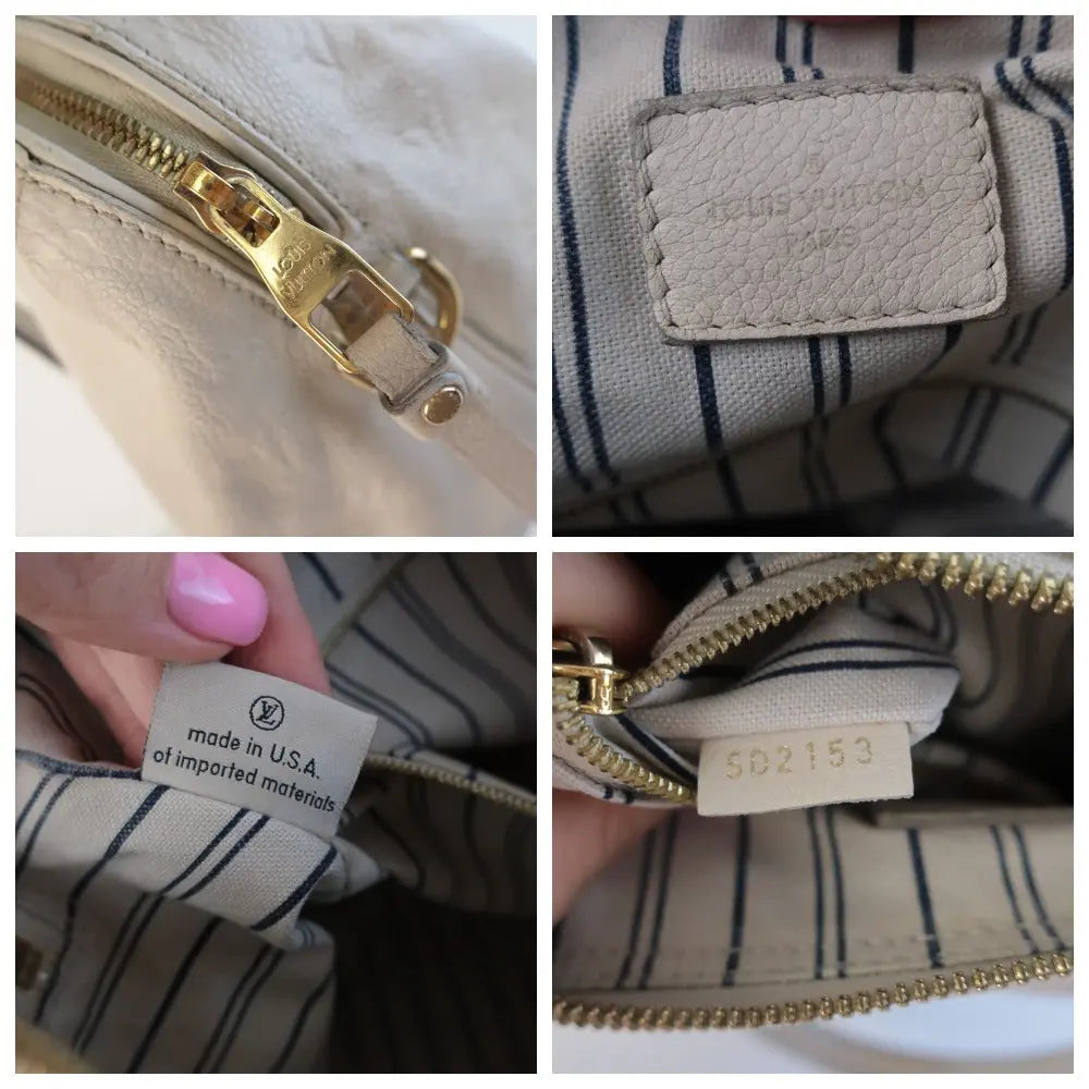 Louis Vuitton Louis Vuitton While/Neige Empreinte Leather Speedy Bandouliere 30 Handbag LVBagaholic