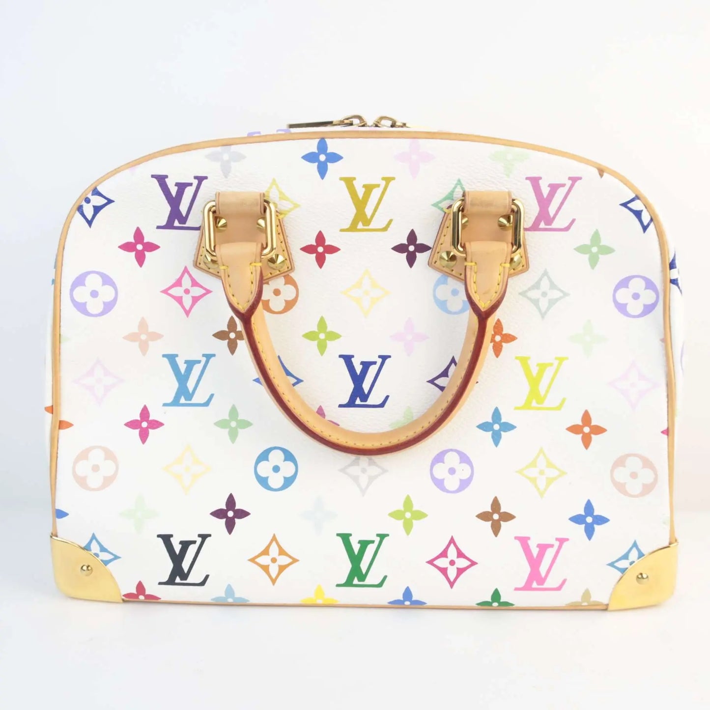 Louis Vuitton White Multicolore Trouville Bag – Bagaholic