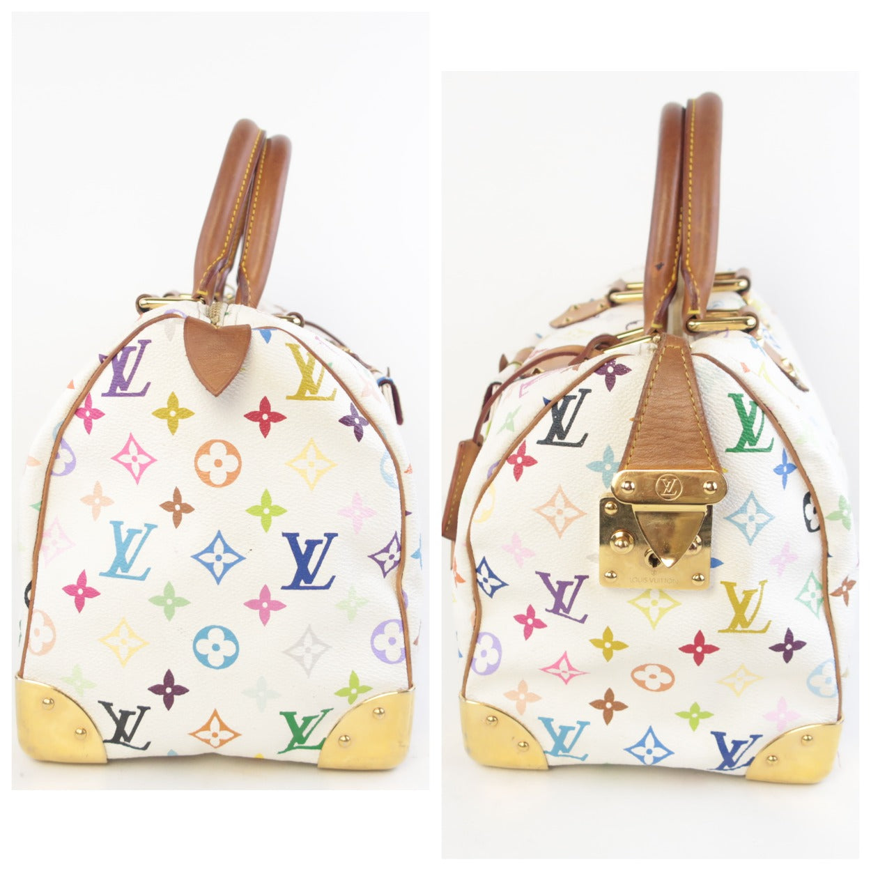 Louis Vuitton Speedy Handbag Monogram Multicolor 30 Multicolor 2441461