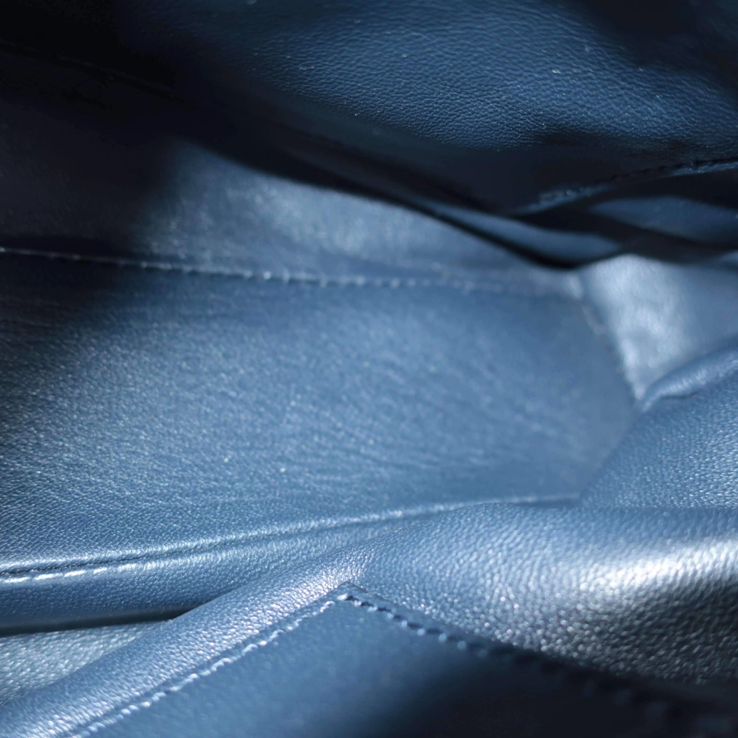 GO-14 MM Bag - Luxury Malletage Leather Blue